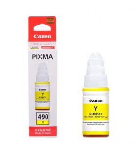 Cartus cerneala  Original Canon Yellow, GI-490Y, pentru G1400,G2400, G3400, "BS0666C001AA"