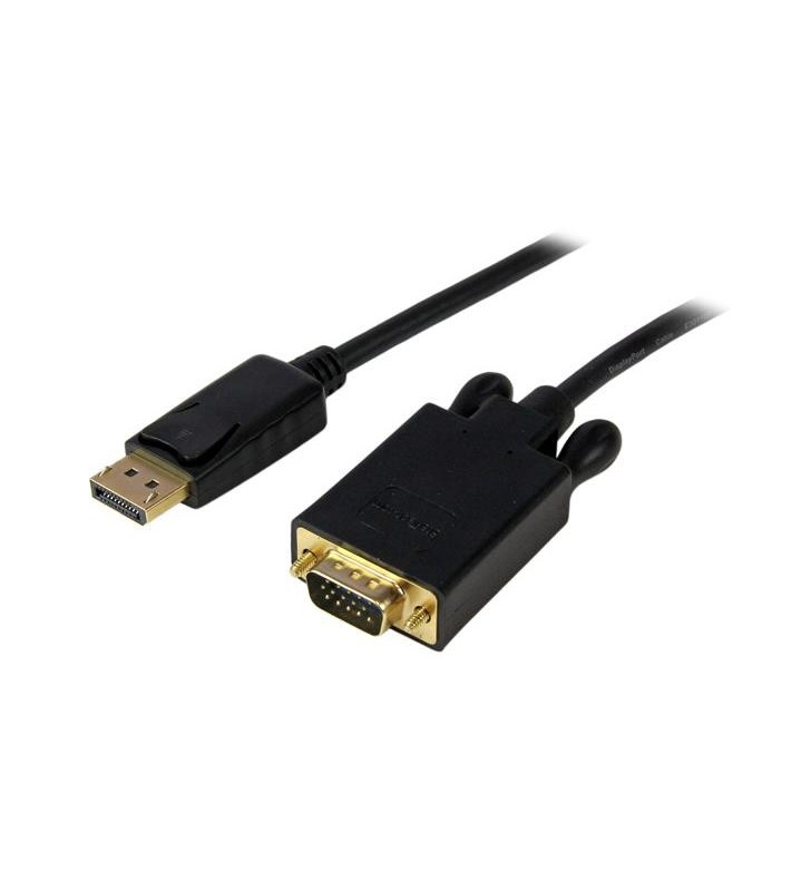 Startech.com dp2vgamm3b adaptor pentru cabluri video 0,91 m displayport vga (d-sub) negru