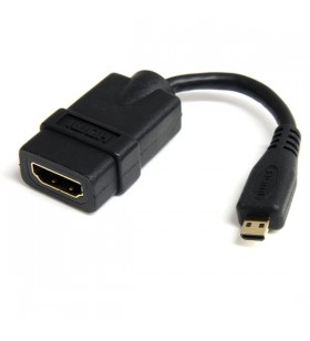 Startech.com hdadfm5in cablu hdmi 0,12 m hdmi tip a (standard) hdmi tip d (micro) negru
