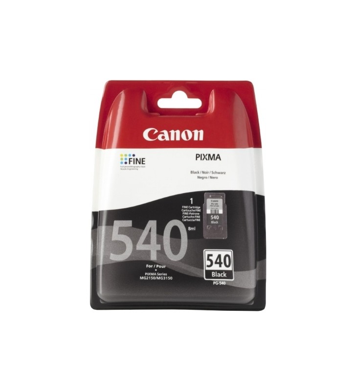 Cartus cerneala Original Canon PG-540 Black, compatibil MG2150/3150 BLK BLIS "BS5225B005AA"