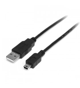 Startech.com 0.5m usb/mini usb cabluri usb 0,5 m 2.0 usb a mini-usb b negru