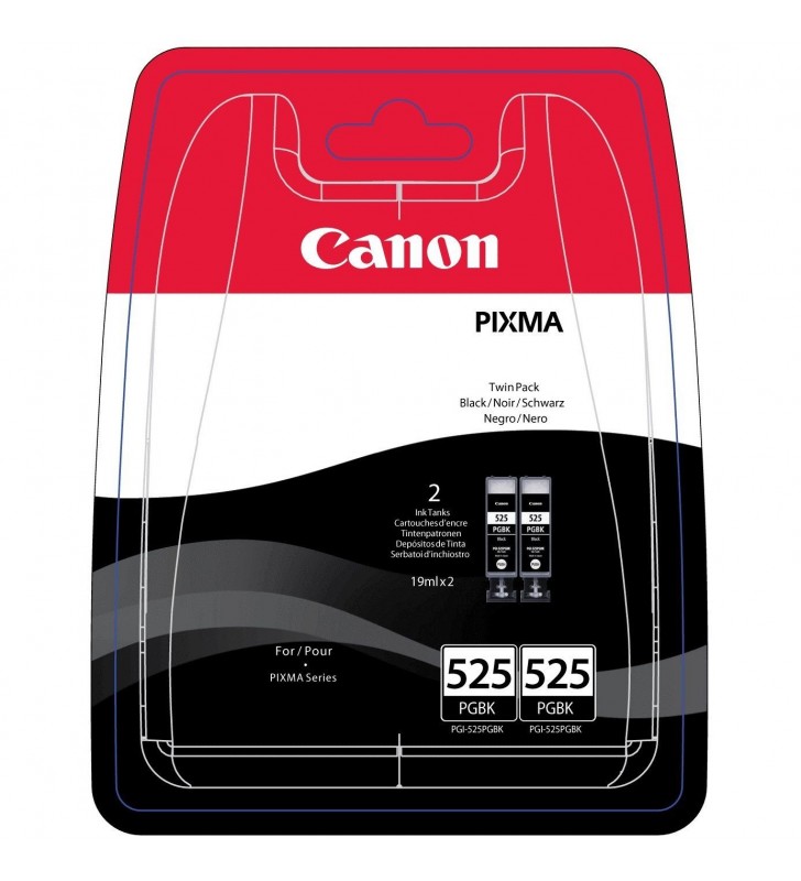 Cartus cerneala Original Canon PGI-525B2X  Black, compatibil Canon Pixma Ip4850 mg5150/5250 6150 8150 "BS4529B006AA"