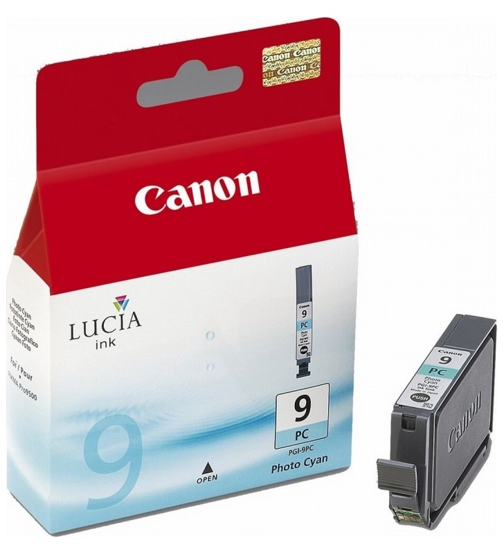 Cartus cerneala Original Canon PGI-9PC  Photo Cyan, 14 ml "BS1038B001AA"