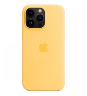Husă din silicon apple cu magsafe, husă pentru telefon mobil (galben, lumina soarelui, iphone 14 pro max)