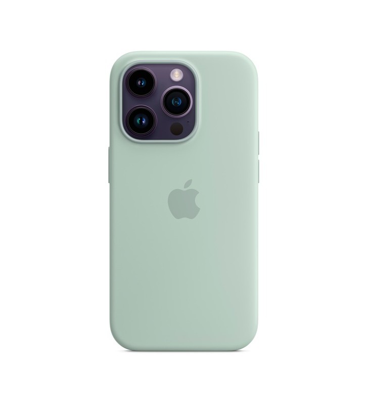 Husă din silicon apple cu magsafe, husă pentru telefon mobil (verde, verde agave, iphone 14 pro)