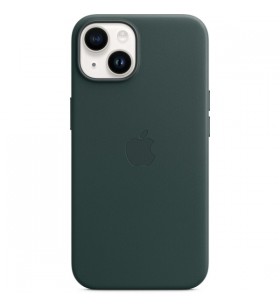 Husă din piele apple cu magsafe, husă pentru telefon mobil (verde închis, verde pădure, iphone 14)