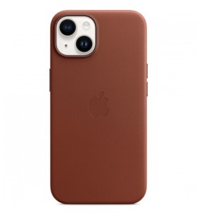 Husă din piele apple cu magsafe, husă pentru telefon mobil (maro, umbrit, iphone 14)