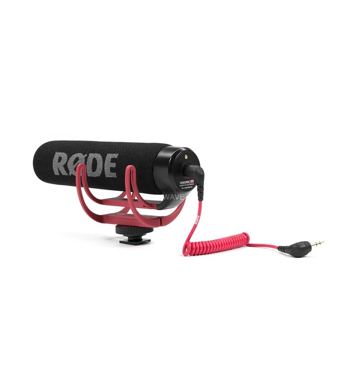 Microfon  rode microphones videomic go(negru roșu)
