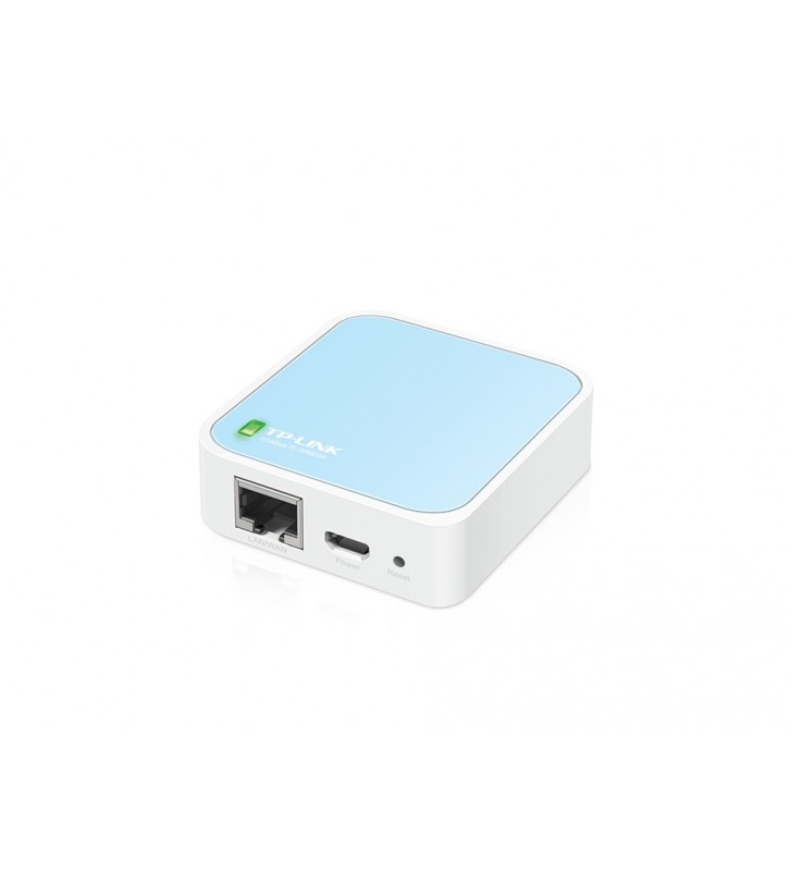 Tp-link 300mbps wireless n nano router router wireless bandă unică (2.4 ghz) fast ethernet albastru, alb