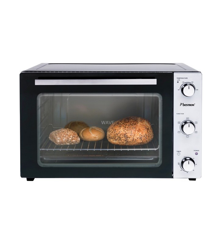 Mini cuptor bestron grill oven aov55(negru argintiu)