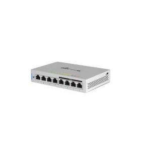 Ubiquiti 8-port fully managed gigabit switch with 4 ieee 802.3af includes 60w power supply, eu