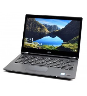 Laptop fujitsu lifebook u7410 (procesor intel® core™ i7-10510u (8m cache, up to 4.90 ghz), comet lake, 14" fhd, 16gb, 512gb ssd, intel® uhd graphics, fpr, win10 pro, negru)