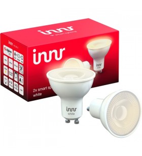 Innr smart spot cu lentilă albă, lampă led (pachet de 2, înlocuiește 50 de wați)