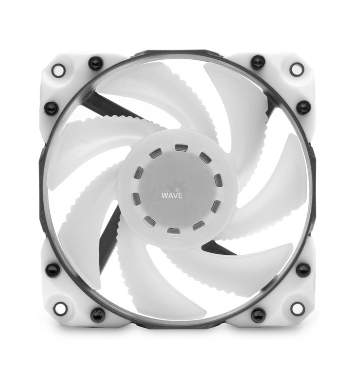 Ekwb ek-vardar x3m 120er d-rgb 500-2200 rpm alb, ventilator carcasă (alb)