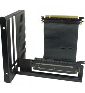 Kit de conversie verticală inter-tech pentru placă grafică, adaptor (negru, pentru c-701 panorama și c-702 diorama)