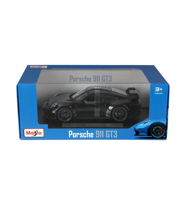 Vehicul model maisto porsche 911 gt3 2022 (negru)