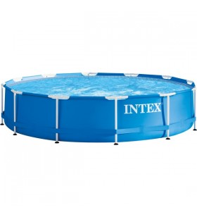 Set piscina intex frame rondo, ø 366cm x 76cm, piscina (albastru, sistem de filtrare cu cartuș eco 604g)
