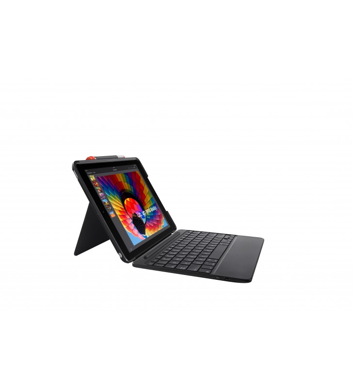 Logitech slim combo tastatură pentru terminale mobile qwerty pan nordic negru bluetooth