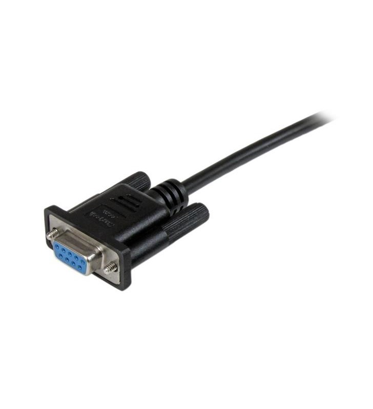 Startech.com scnm9ff1mbk cabluri seriale negru 1 m db-9