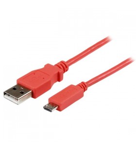 Startech.com usbaub1mpk cabluri usb 1 m 2.0 usb a micro-usb b roz