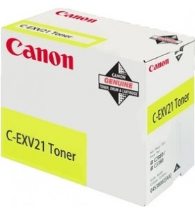 Toner original canon yellow, c-exv21, pentru irc2880/3380, 14k, 'cf0455b002aa'