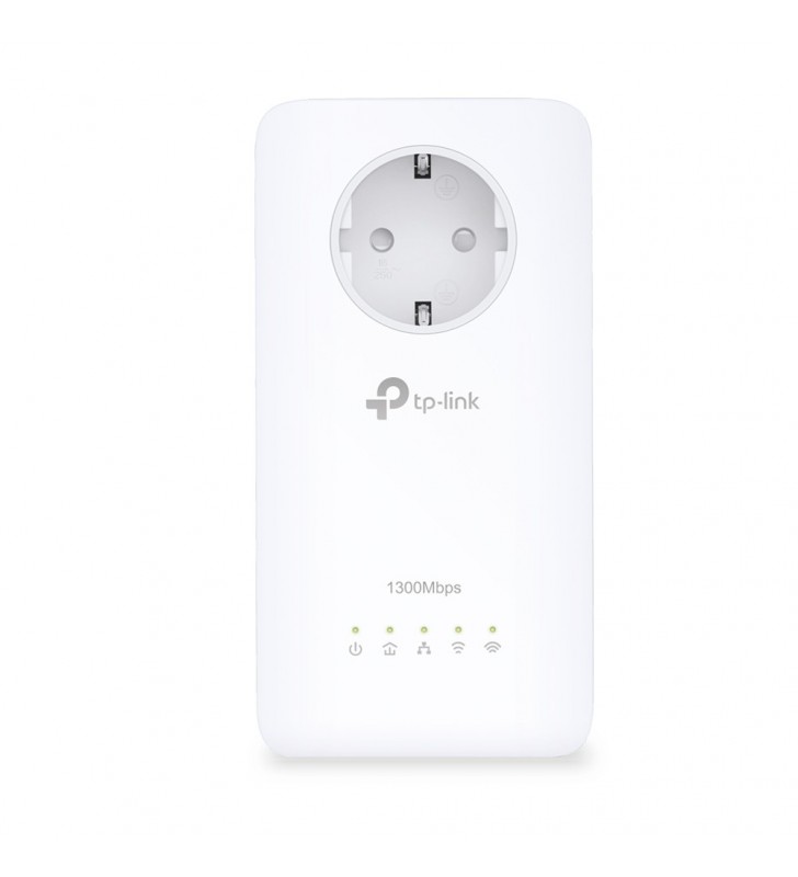 Tp-link tl-wpa8630p adaptoare de rețea pentru linii de alimentare cu electricitate 1300 mbit/s ethernet lan wi-fi alb 1 buc.