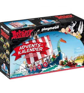 Playmobil 71087 asterix: pirații din calendarul adventului, jucării de construcție