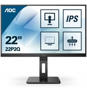 Aoc 22p2q led display 54,6 cm (21.5") 1920 x 1080 pixel full hd negru