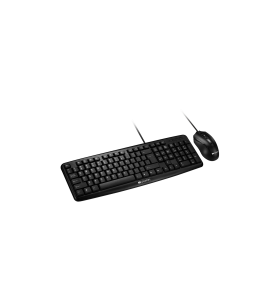 Canyon usb standard kb,  104 keys, water resistant us layout bundle with optical 3d wired mice 1000dpi,usb2.0, black, cable leng