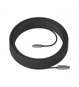 Logitech strong cabluri usb 25 m 3.2 gen 2 (3.1 gen 2) usb a usb c negru