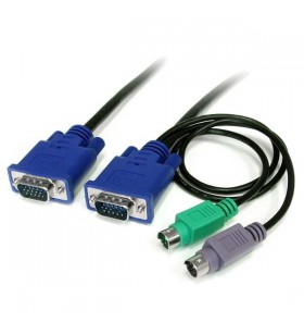 Startech.com svecon6 cabluri kvm 1,8 m negru