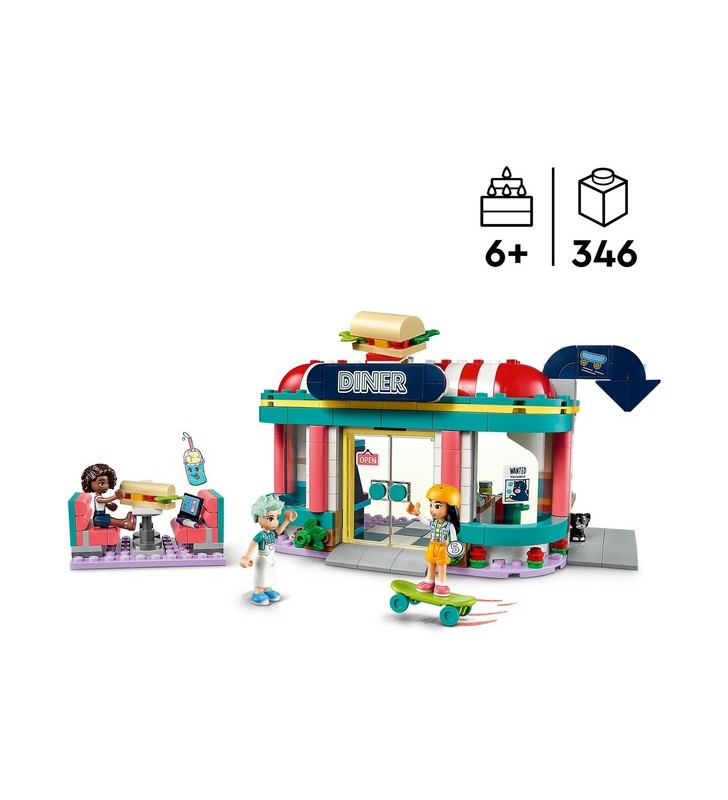 Jucărie de construcție a restaurantului lego friends 41728