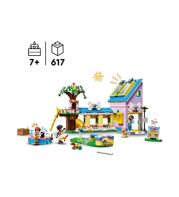 Jucărie de construcție lego 41727 friends centrul de salvare a câinilor