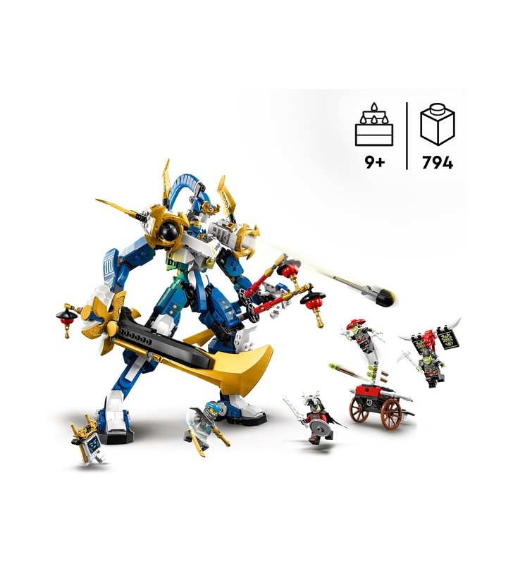 Jucărie de construcție lego 71785 ninjago jay lui titan mech