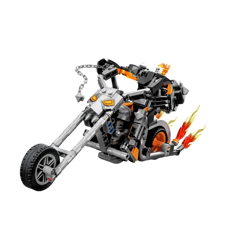 Lego 76245 marvel ghost rider cu jucărie de construcție mecanică și bicicletă