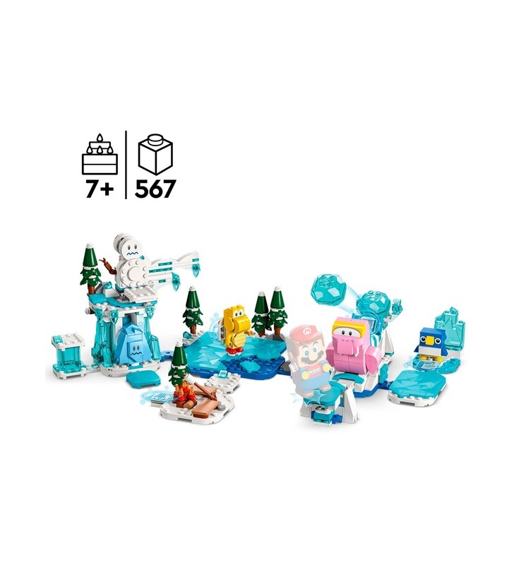 Set de expansiune lego 71417 super mario kahlross adventures jucărie de construcție