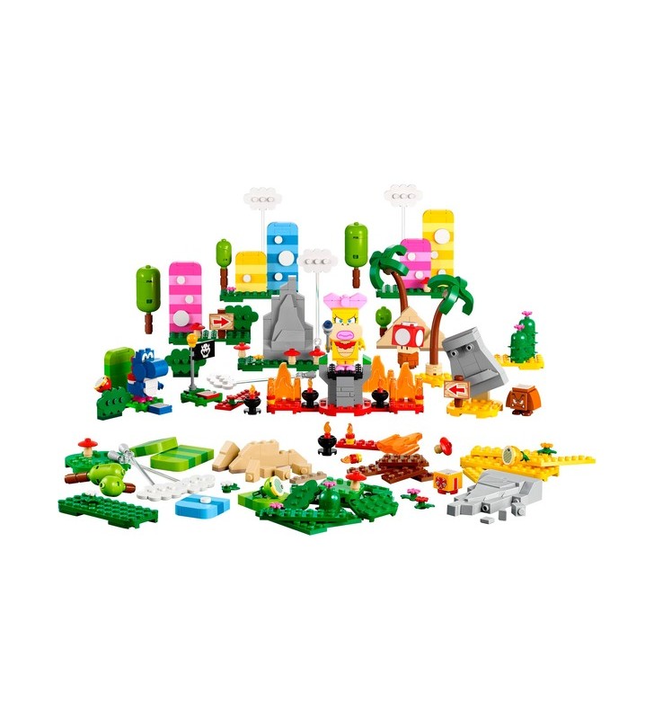 Lego 71418 super mario creative box level designer set jucărie de construcție