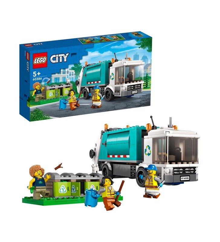 Jucărie de construcție lego 60386 city pentru eliminarea gunoiului