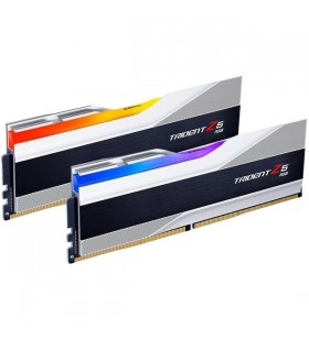 Kit de memorie G.Skill DIMM 64GB DDR5-6400 (argintiu/negru, F5-6400J3239G32GX2-TZ5RS, Trident Z5 RGB, XMP)