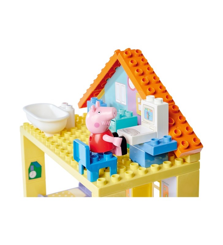 Big bloxx jucărie de construcție a casei de familie peppa pig