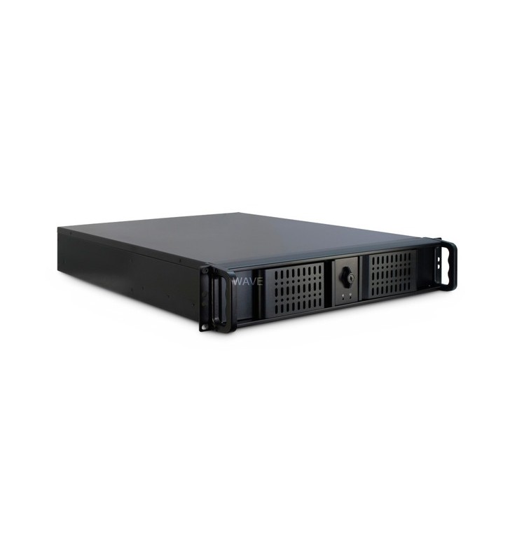 Carcasă pentru server inter-tech 2u-2098-sl (negru, 2 unități de înălțime)