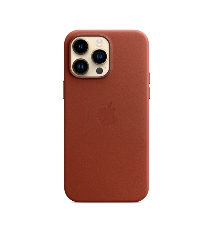 Husă din piele apple cu magsafe, husă pentru telefon mobil (maro, umbra, iphone 14 pro max)