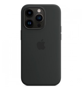 Husă din silicon apple cu magsafe, husă pentru telefon mobil (negru, miezul nopții, iphone 14 pro)