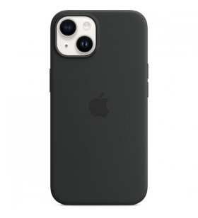 Husă din silicon apple cu magsafe, husă pentru telefon mobil (negru, miezul nopții, iphone 14)