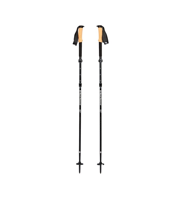 Black diamond alpine flz bețe de trekking, echipament de fitness (negru, 1 pereche, 105-125 cm)