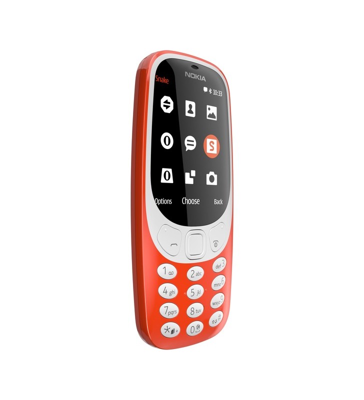 Nokia 3310, telefon mobil (roșu, sim dual, 16 mb)