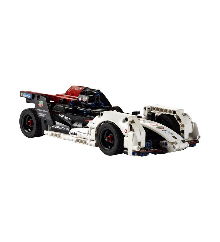Jucărie electrică de construcție lego 42137 technic formula e porsche 99x (cu motor de tragere înapoi și aplicație ar)