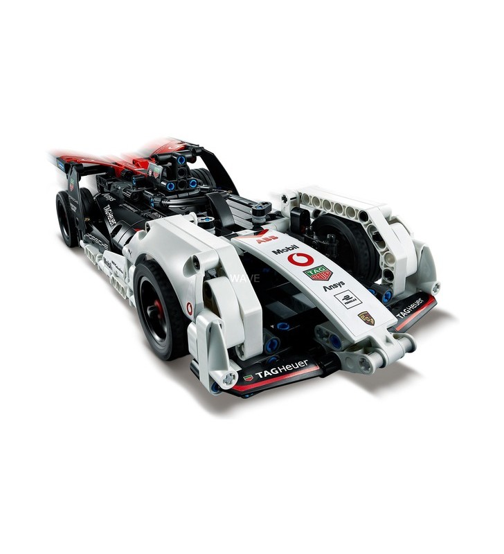 Jucărie electrică de construcție lego 42137 technic formula e porsche 99x (cu motor de tragere înapoi și aplicație ar)