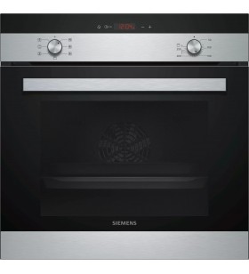 Siemens iq100 hb113fbs1 cuptoare 66 l a negru, din oţel inoxidabil