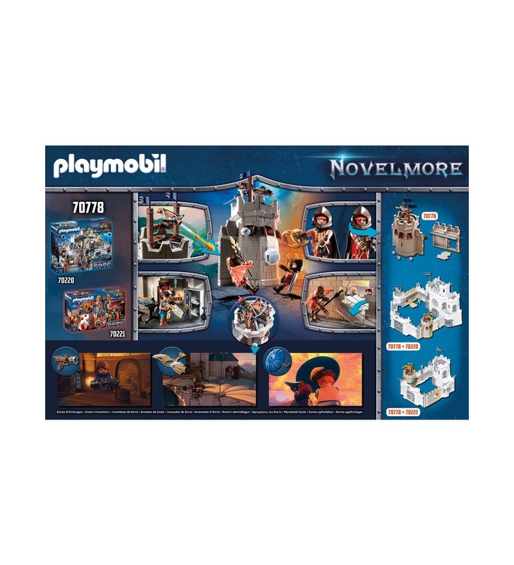 Playmobil 70778 calendarul adventului novelmore jucăria de construcție a atelierului lui dario
